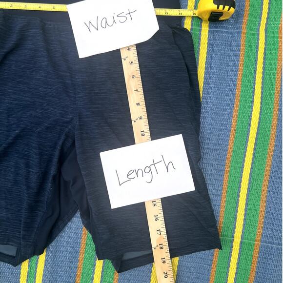 Lululemon | Men's T.H.E. Linerless Training Short Navy Blue Size Small - Picture 6 of 6